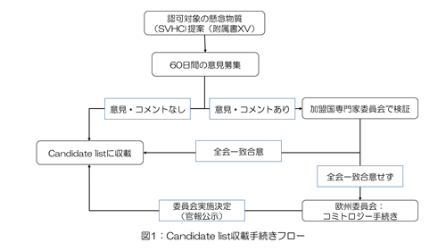 candidate list収載手続きフロー